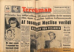 Tercüman Gazetesi 9 Ekim 1962 - Hukuk Talebe Cemiyeti Sert Bir Bildiri Neşretti GZ70786 - 1