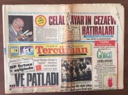 Tercüman Gazetesi 9 Ekim 1985 - Özal Dinci Görünüş Benim İçin İlave Kuvvettir GZ10358 - 2