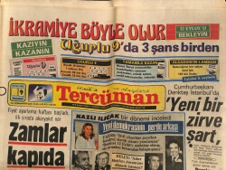 Tercüman Gazetesi 9 Eylül 1985 - Cumhurbaşkanı Denktaş İstanbulda Yeni Bir Zirve Şart GZ67063 - 2
