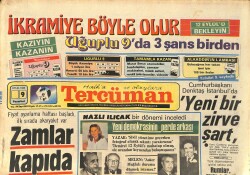 Tercüman Gazetesi 9 Eylül 1985 - Şeyh Şamil'in Torunları Gösteri Yaptı - Ayşegül Dora Hırslı Bir Kadın GZ3319 - Gökçekoleksiyon