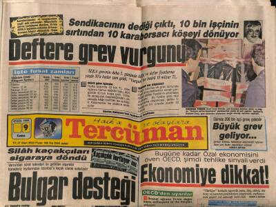 Tercüman Gazetesi 9 Eylül 1988 - Hülya Avşar Sahnede Neşeli Kuliste Üzgün GZ67138 - 1