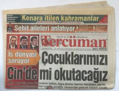 Tercüman Gazetesi 9 Eylül 2006 - Merkez Bankasından Tek Tuğla Söktürmem GZ7467 - 1
