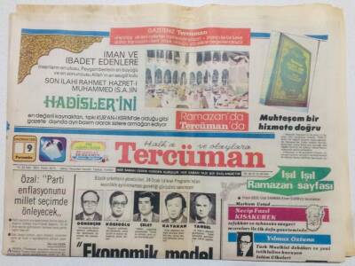 Tercüman Gazetesi 9 Haziran 1983 - Doğum Günü Hediyesi GZ53621 - 1
