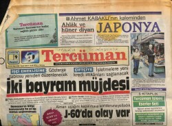 Tercüman Gazetesi 9 Haziran 1986 - Gecenin Sunucusu Ve Assolisti Muazzez Abacı GZ70022 - 2