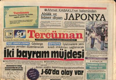 Tercüman Gazetesi 9 Haziran 1986 - İstanbulun Her Köşesinde İşportacılar Tezgah Kurdu GZ91737 - 1