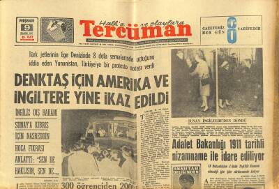Tercüman Gazetesi 9 Kasım 1967 - Denktaş İçin Amerika Ve İngiltere Yine İkaz Edildi - Çekleri Yenen Rusya Şampiyon GZ123416 - 1
