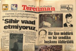 Tercüman Gazetesi 9 Kasım 1979 - Demirel , Cumhurbaşkanına Gerekli Desteği Sağladığını Bildirdi GZ67115 - 2