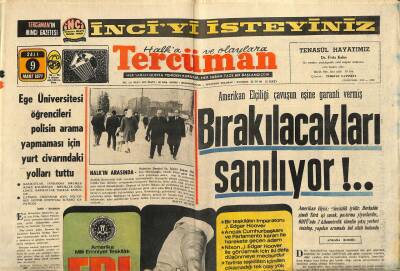Tercüman Gazetesi 9 Mart 1971 - Muhammed Ali - Frazier Asrın Maçında GZ123637 - 1