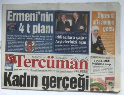 Tercüman Gazetesi 9 Mart 2005 - Ermeninin 4 t Planı GZ7134 - 1