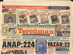 Tercüman Gazetesi 9 Mayıs 1986 - Ducadan Mucizesi - 13 Ermeni Terör Örgütü, Yunanistan'da Üslendi GZ3330 - Gökçekoleksiyon