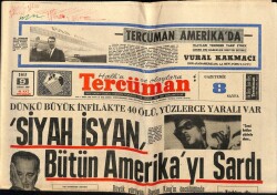 Tercüman Gazetesi 9 Nisan 1968 - İsrail Dün Yine Ürdüne Saldırdı GZ67066 - 2