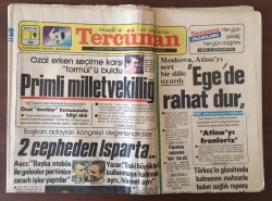 Tercüman Gazetesi 9 Nisan 1985 - Kapatılan Mhpnin Genel Başkanı Alparslan Türkeşin Gözaltında Kalmasını Mahzurlu Bulan Rapor Mahkemeye Geldi GZ10425 - 2