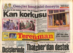 Tercüman Gazetesi 9 Nisan 1988 - Maggie Çok Şık Ve Zarifti GZ65205 - 2
