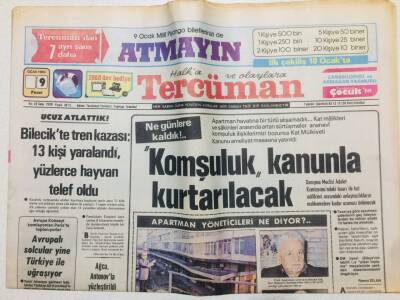 Tercüman Gazetesi 9 Ocak 1983 - Doğum Günü Hediyesi GZ53596 - 1