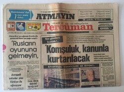 Tercüman Gazetesi 9 Ocak 1983 - Komşuluk Kanunla Kurtulacak GZ10672 - 1