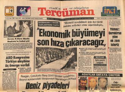 Tercüman Gazetesi 9 Şubat 1984 - ABD Kongresine Türkiye Aleyhine Üç Önerge Verildi GZ70126 - 2