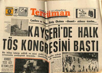 Tercüman Gazetesi 9 Temmuz 1969 - Ay Kabini İle Satürn Roketinin Özellikleri Açıklandı GZ53861 - 1
