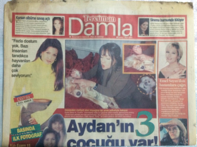 Tercüman Gazetesi Damla Eki 7 Mart 2003 - Emel Sayından Hanımlara Çağrı, İbo Gün Sayıyor - GZ21378 - 1