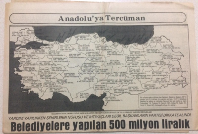 Tercüman Gazetesi Eki 22 Temmuz 1978 - Belediyelere Yapılan 500 Milyon Liralık Yardım CHPnin Siyasi Yatırımı GZ23117 - 1
