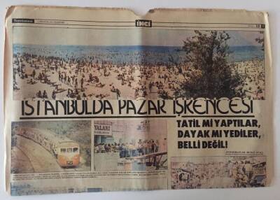 Tercüman Gazetesi İnci Eki 1 Ağustos 1977 - İstanbul da Pazar İşkencesi GZ13272 - 1