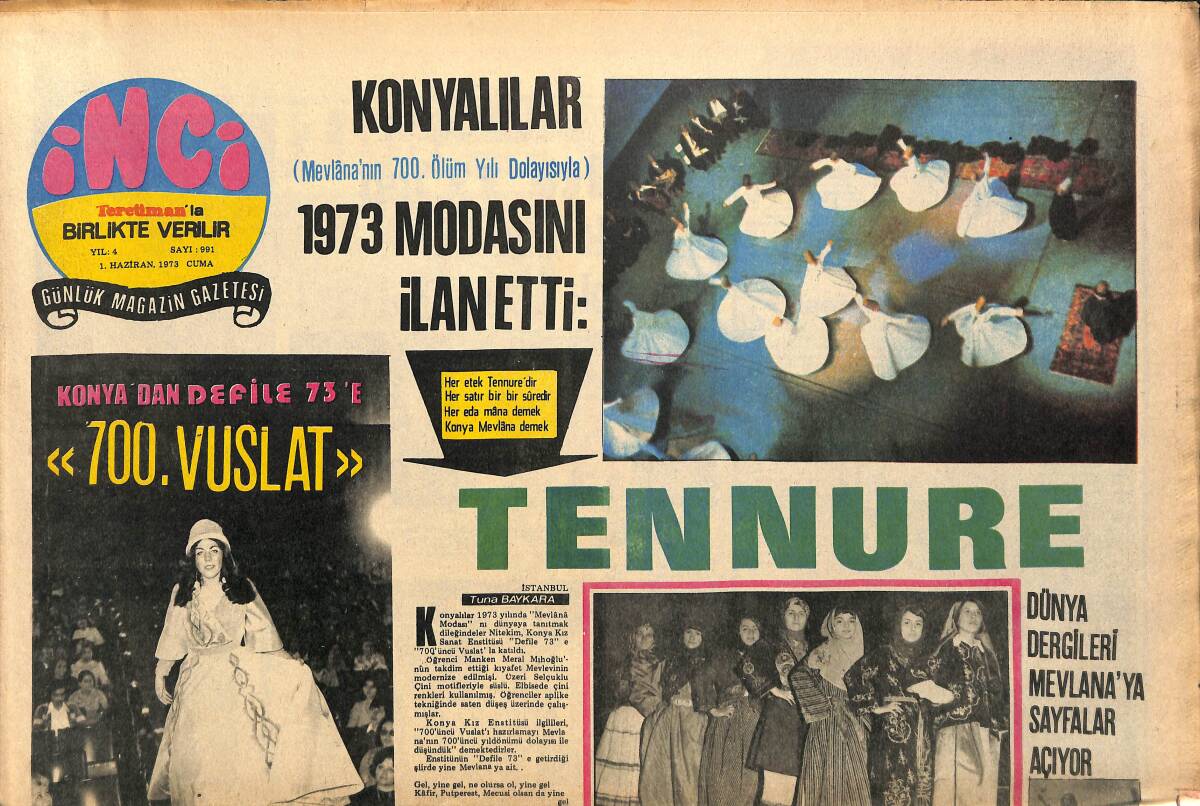 Tercüman Gazetesi İnci Eki 1 Haziran 1973 - Neşe Karaböcek Paris'te 3 Dilden Şarkı Okuyacak GZ141754 - 1
