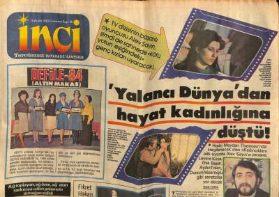 Tercüman Gazetesi İnci Eki 10 Aralık 1983 - Ümit Tokcan Bir Japon Filminde Söylediği Türkü İle Konuk Oldu GZ113666 - 1