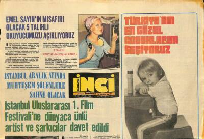 Tercüman Gazetesi İnci Eki 10 Ekim 1976 - Ahmet Üstün Konser Vermek İçin Avrupaya Gitti GZ114378 - 1