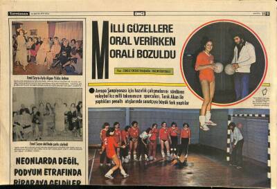 Tercüman Gazetesi İnci Eki 10 Mayıs 1977 - Emel Sayın Defilede Şarkı Söyledi GZ114760 - 1