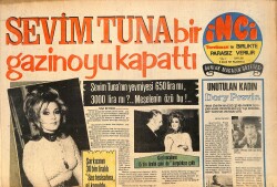 Tercüman Gazetesi İnci Eki 11 Ocak 1971 - Sevim Tuna Bir Gazinoyu Kapattı GZ160514 - Gökçekoleksiyon