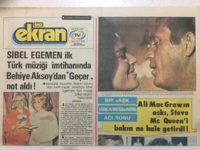 Tercüman Gazetesi İnci Eki 11 Şubat 1978 - Füsun Önal Sunuculuk Yapacak GZ50782 - 1