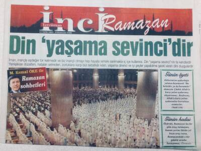 Tercüman Gazetesi İnci Eki 12 Ekim 2005 - Din Yaşama Sevincidir GZ46889 - 1
