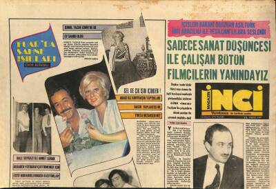 Tercüman Gazetesi İnci Eki 12 Eylül 1976 - Bülent Ersoy Müzeyyen Senara Herşeyimi Borçluyum dedi GZ115121 - 1