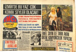 Tercüman Gazetesi İnci Eki 12 Mayıs 1974 - Emel Sayın İle Tarık Akan Ortak Kamyonculuk Yapacak! GZ144696 - 1