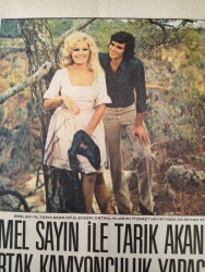 Tercüman Gazetesi İnci Eki 12 Mayıs 1974 - Emel Sayın İle Tarık Akan Ortak Kamyonculuk Yapacak! GZ144696 - 2