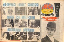 Tercüman Gazetesi İnci Eki 12 Şubat 1972 - Sevim Tuna , Tamer Yiğit'i Sevda Ferdağ'ı Bir Toplantıya Götürerek Beraberliğini Ele-Güne Gösterdi GZ160578 - Gökçekoleksiyon