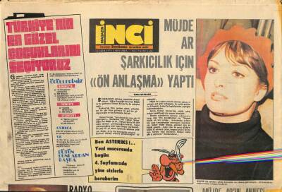 Tercüman Gazetesi İnci Eki 13 Ekim 1976 - Nesrin Sipahinin TRTye Kırgınlığı Devam Ediyor GZ114333 - 1