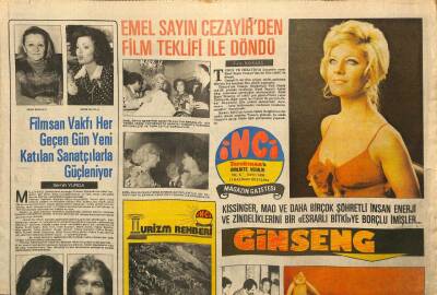 Tercüman Gazetesi İnci Eki 13 Haziran 1975 - Claudia Cardinale Kocasını Terketti GZ114332 - 1