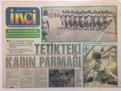Tercüman Gazetesi İnci Eki 13 Mart 1984 - Somali,Tetikteki Kadın Parmağı GZ34167 - 1