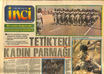Tercüman Gazetesi İnci Eki 13 Mart 1984 - Tetikteki Kadın Parmağı GZ78524 - 1