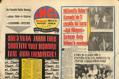 Tercüman Gazetesi İnci Eki 13 Temmuz 1971 - İzzet Günay 4 Ay 10 Gün Sonra Baba Oluyor GZ114340 - 1