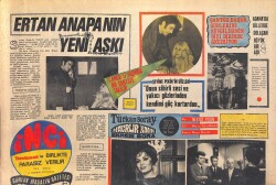 Tercüman Gazetesi İnci Eki 14 Haziran 1970 - Türkan Şoray Fotoroman - Ertan Anapa'nın Yeni Aşkı! GZ146074 - 1