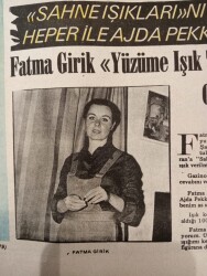 Tercüman Gazetesi İnci Eki 14 Kasım 1973 - Fatma Girik Yüzüme Işık Tutulmuyor Diye Gazinodan Ayrıldı! - Hilal Gezer Kocası İle Avrupa'ya Gidiyor! GZ144745 - 2