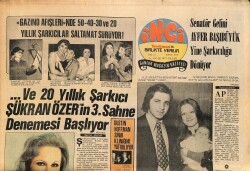 Tercüman Gazetesi İnci Eki 14 Ocak 1973 - Gazino Afişlerinde 50-40-30 Ve 20 Yıllık Şarkıcılar Saltanat Sürüyor * Zeki Müren-Hamiyet Yüceses GZ160774 - Gökçekoleksiyon