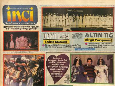 Tercüman Gazetesi İnci Eki 14 Ocak 1984 - Gökhan Güneyin Sevgi Dünyası GZ78464 - 1
