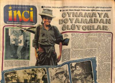 Tercüman Gazetesi İnci Eki 15 Aralık 1983 - Azize Gencebay Şimdilik Köfte Kızartıyorum !.. Müziğe Ara Verdim GZ113671 - 1