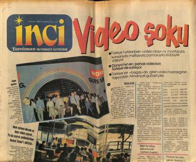 Tercüman Gazetesi İnci Eki 15 Eylül 1983 - Gazinocu Mahmut Kavran Hülya Avşarı Assolist Yapacağım GZ69129 - 1