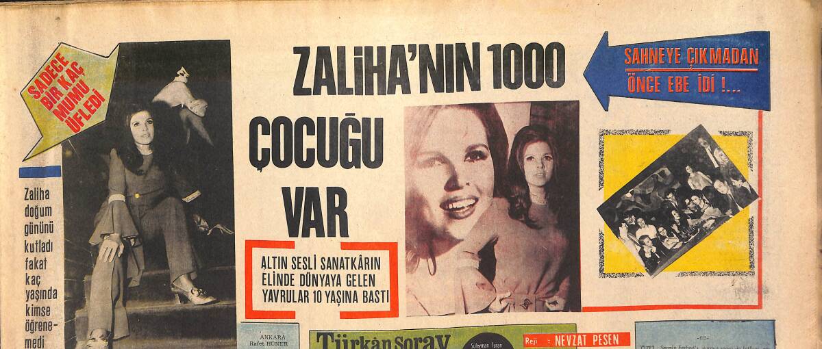 Tercüman Gazetesi İnci Eki 15 Haziran 1970 - Zaliha'nın 1000 Çocuğu Var - Beatles Bir Şey Kalmayınca Kendini Yıktı GZ146183 - 1