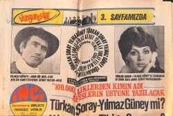 Tercüman Gazetesi İnci Eki 15 Mart 1971 - Türkân Şoray : ''Yılmaz Güney'le Oynamak İsterim Ama Adımı İkinci Yazdıramam'' GZ160889 - Gökçekoleksiyon