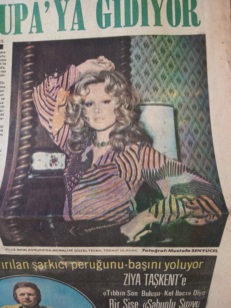 Tercüman Gazetesi İnci Eki 15 Şubat 1974 - Filiz Akın Tedavi İçin Avrupa'ya Gidiyor! - Prenses Anne Mutlu Olamayacak! GZ144386 - 2