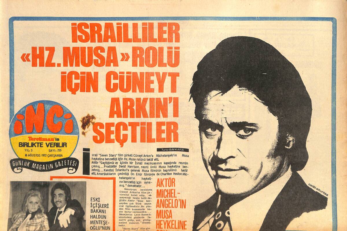 Tercüman Gazetesi İnci Eki 16 Ağustos 1972 - Ajda Pekkan Müzikal Film Teklifine Hayır Dedi - Yeniden Film Çevirecek Olan Gönül Akkor Perhize Başladı GZ144492 - 1